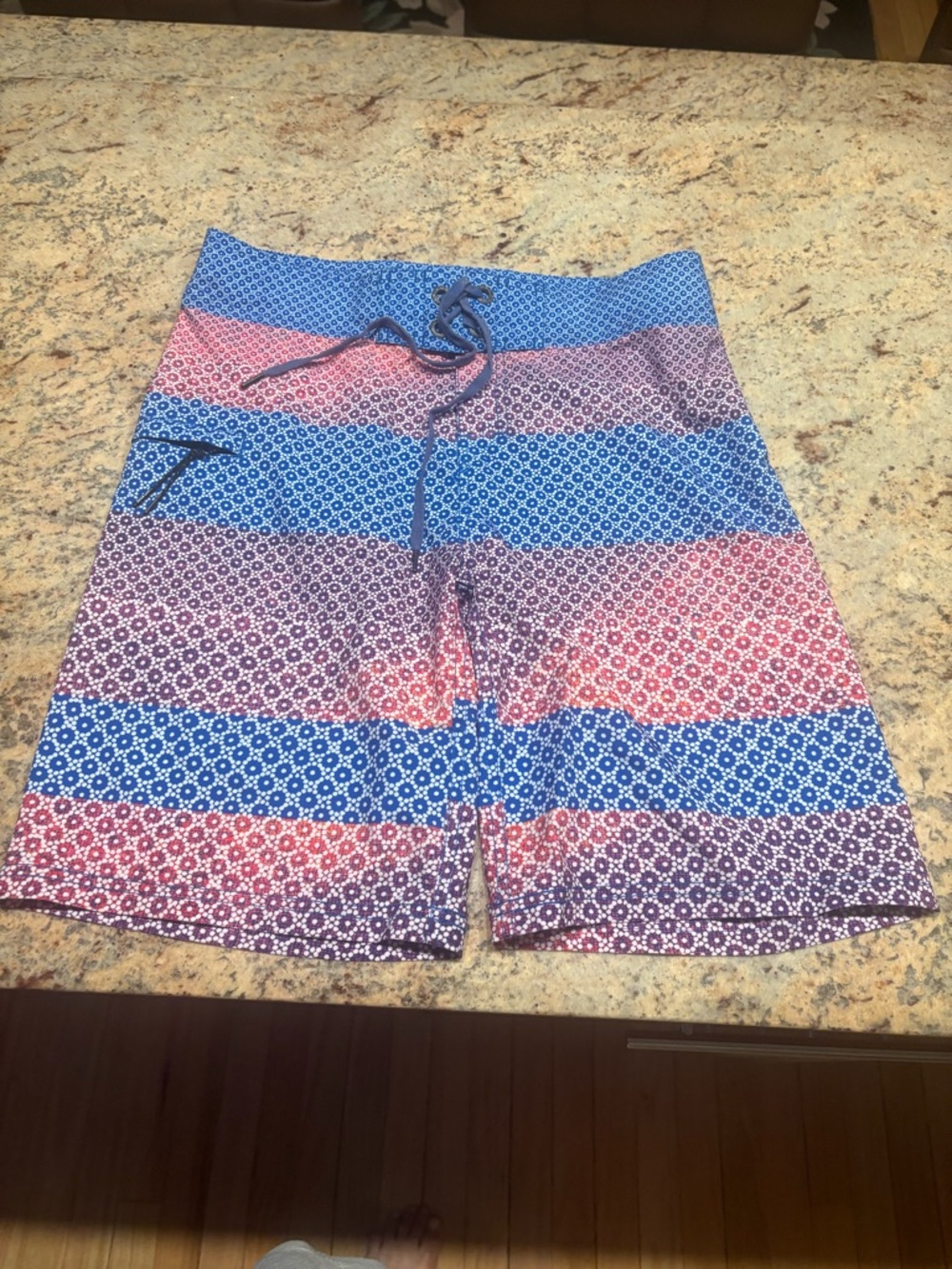Just Bones Boy’s size 18 (29) Blue Swim/Board Shorts